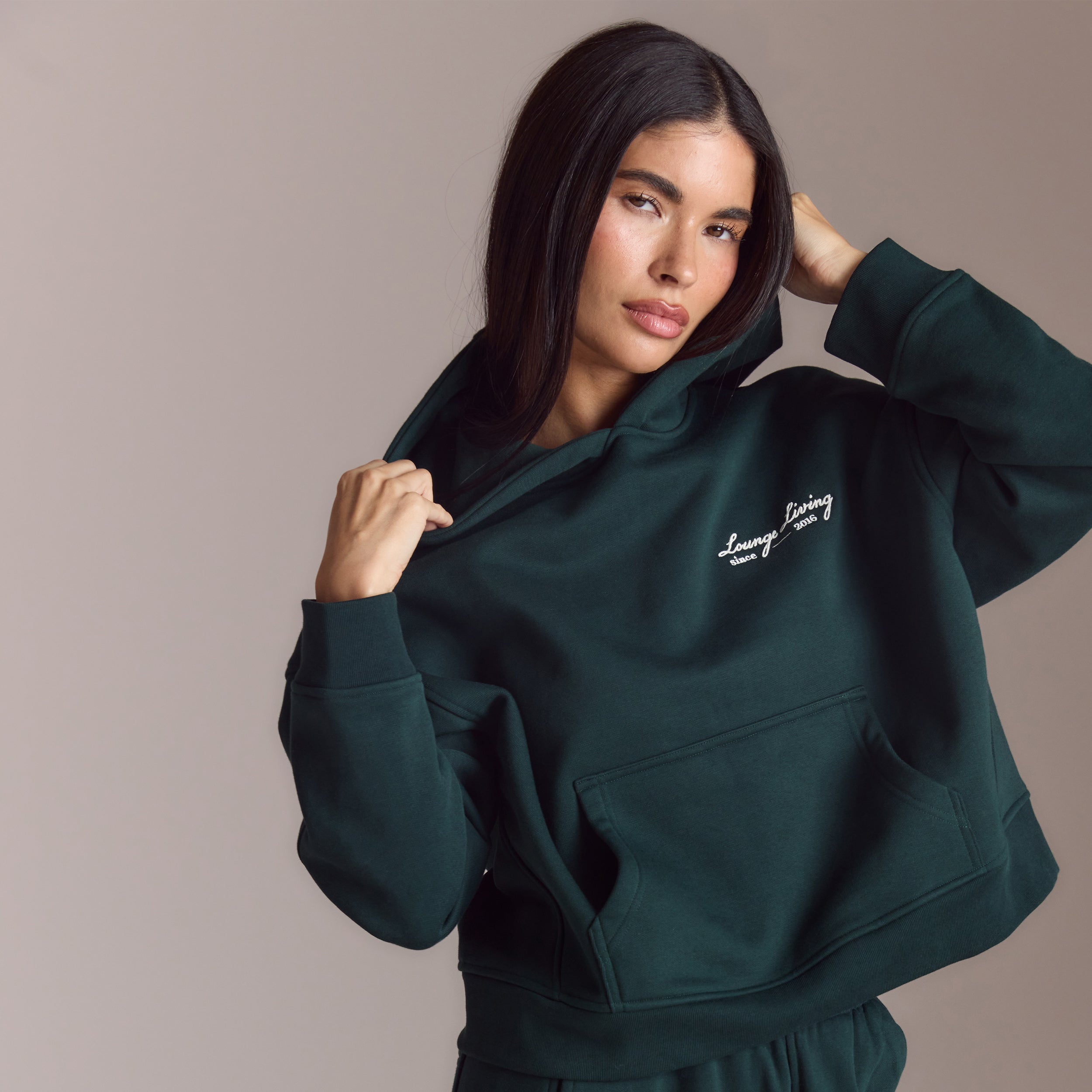 Lounge Living Kapuzenpullover - Waldgrün