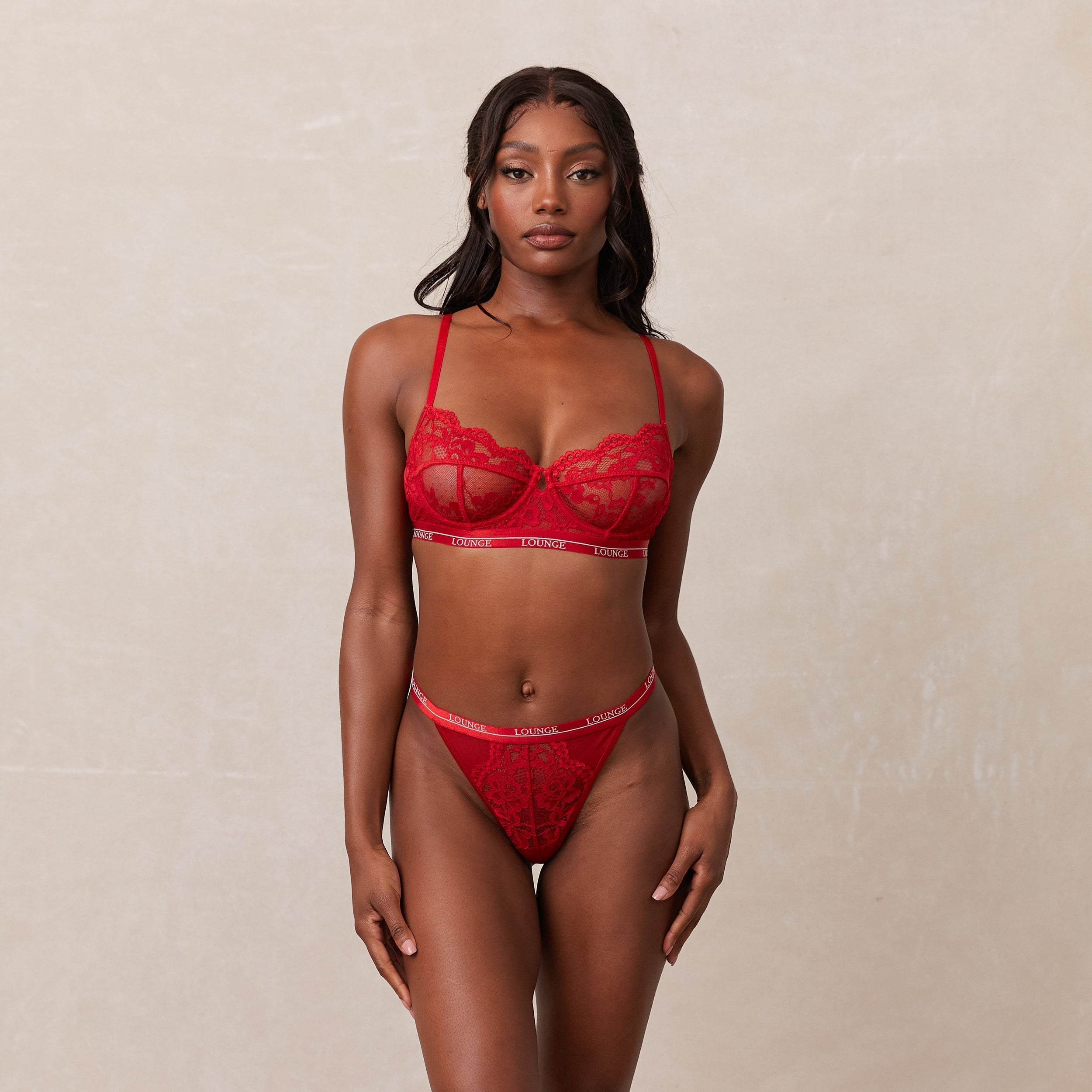 Blossom Balcony BH - Kastanienbraun