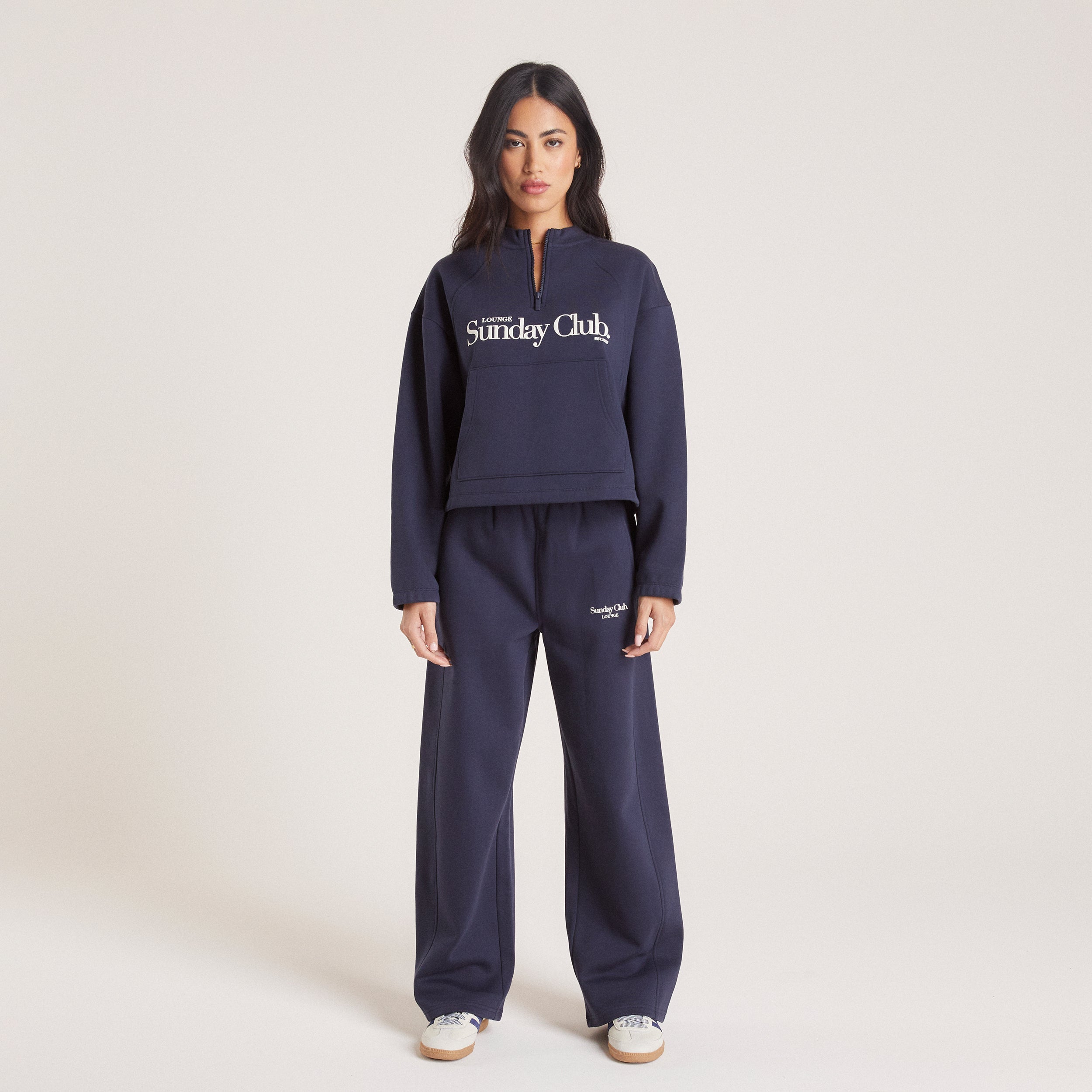 Gerade Jogger - Tintenblau