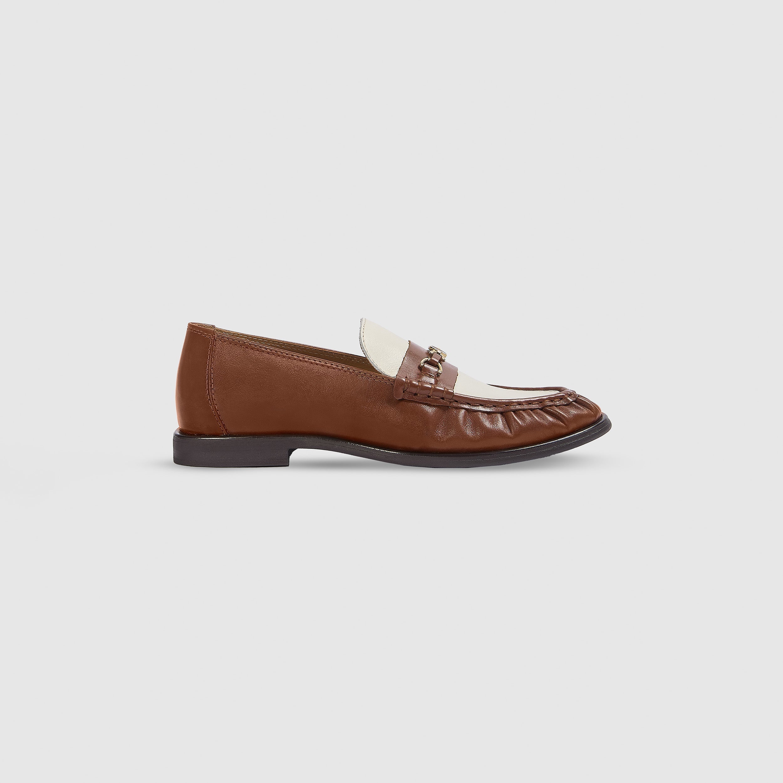 Agnes Loafer - Hellbraun/Cremefarbe